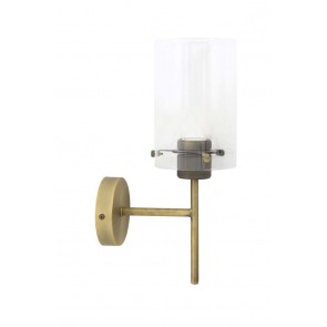Nástenné svietidlo H37 cm VANCOUVER ant.bronze-glass incl lamp